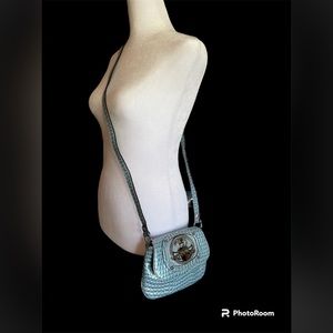 Pretty powder blue Kathy Van Zeeland crossbody bag - NWOT